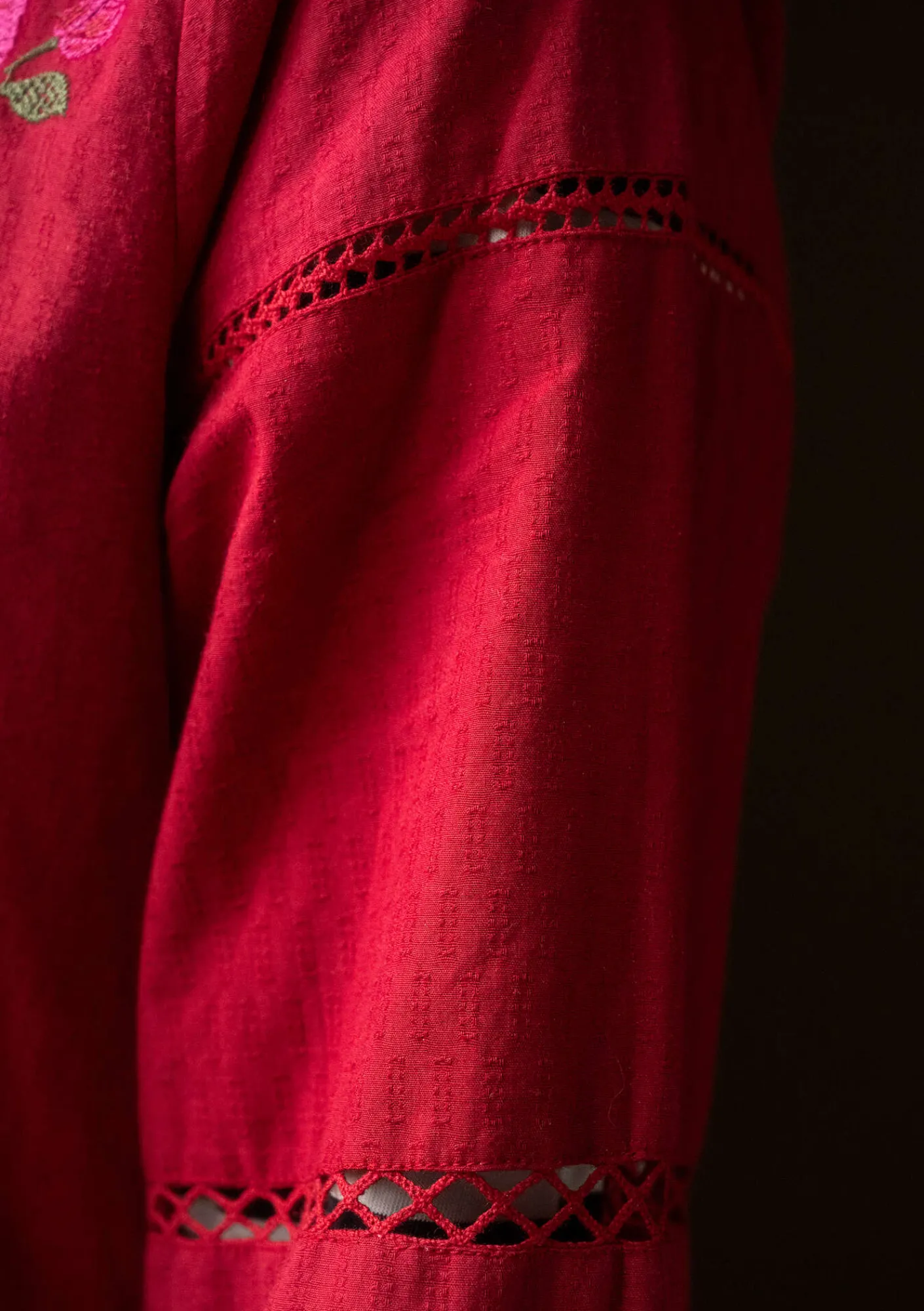 Vävd klänning "Åland" i ekologisk bomull-Gudrun Sjödén New