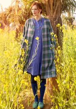 Vävd klänning "Skagen" i ekologisk bomull-Gudrun Sjödén Clearance