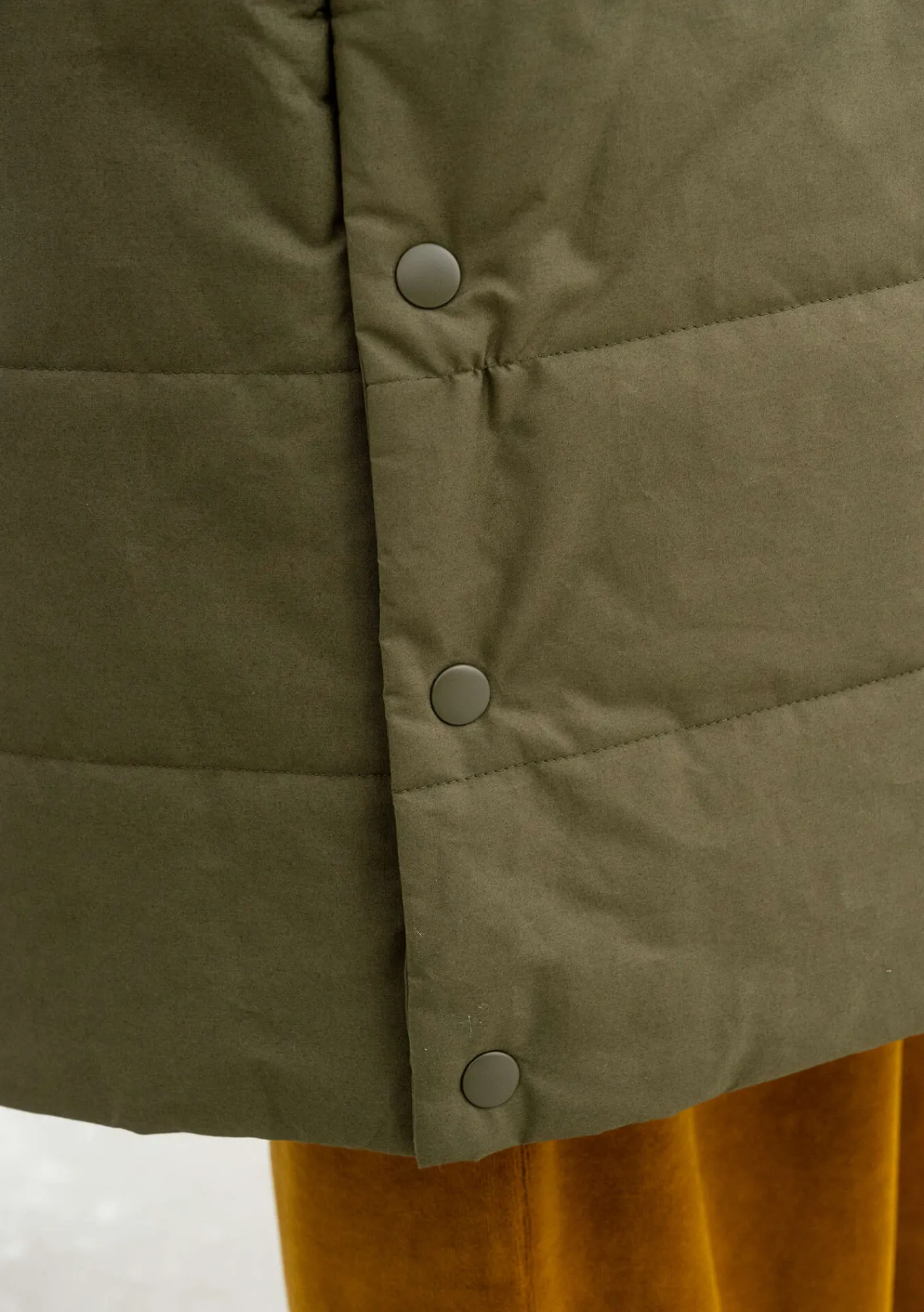 Vävd kviltad kappa "Svalbard"-Gudrun Sjödén Hot