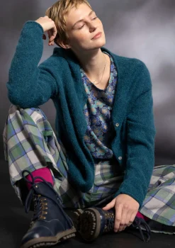 Vävd pyjamasbyxa "Skagen" i ekologisk bomull-Gudrun Sjödén Sale