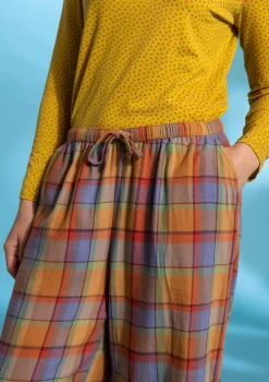 Vävd pyjamasbyxa "Skagen" i ekologisk bomull-Gudrun Sjödén Outlet