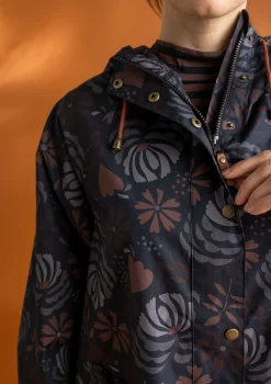 Vävd regnjacka ”Hedda” i ekologisk bomull-Gudrun Sjödén Sale