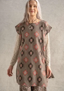 Vävd tunika "Harda" i bomull-Gudrun Sjödén