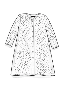 Vävd tunika "Monika" i ekologisk bomull-Gudrun Sjödén Outlet