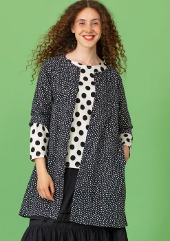 Vävd tunika "Monika" i ekologisk bomull-Gudrun Sjödén Discount