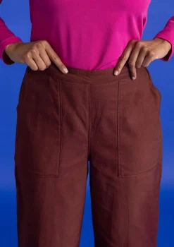 Vävd twillbyxa i ekologisk bomull-Gudrun Sjödén Discount