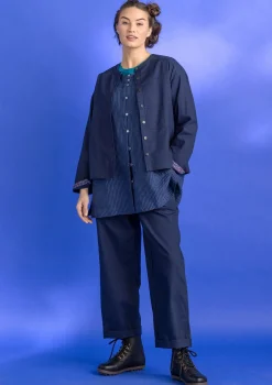 Vävd twillbyxa i ekologisk bomull-Gudrun Sjödén Outlet