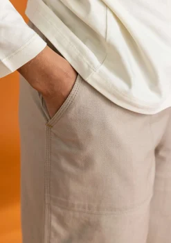 Vävd twillbyxa i ekologisk bomull-Gudrun Sjödén Best