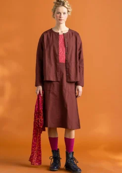 Vävd twillskjorta i ekologisk bomull-Gudrun Sjödén Outlet