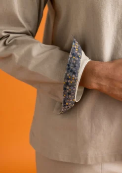 Vävd twillskjorta i ekologisk bomull-Gudrun Sjödén Outlet