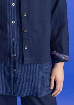 Vävd twillskjorta i ekologisk bomull-Gudrun Sjödén Outlet