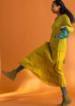 Vävd underkjol i ekologisk bomull-Gudrun Sjödén Outlet